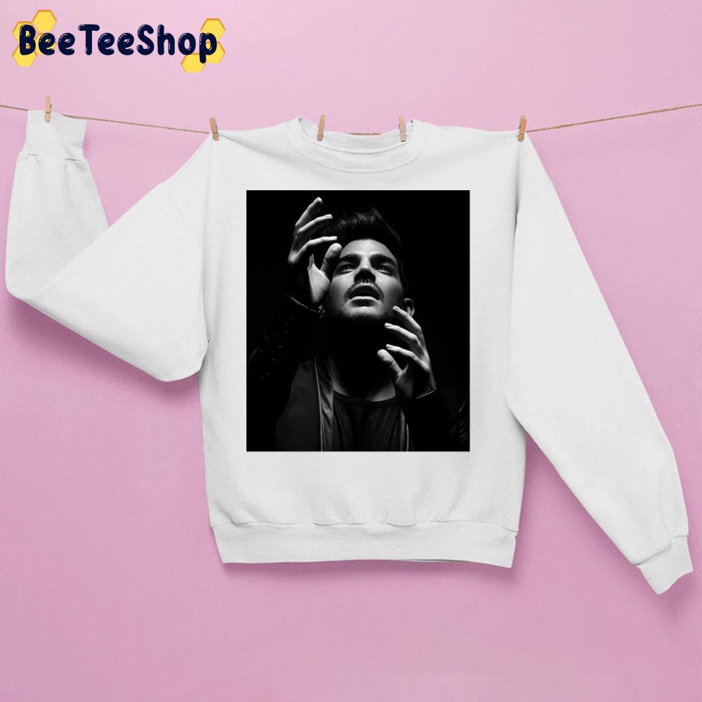 Black White Art Adam Lambert Trending Unisex Sweatshirt Black White Art Adam Lambert Trending Unisex Sweatshirt