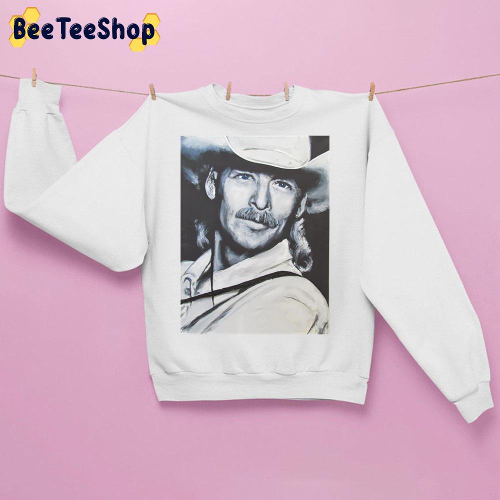 Black White Vintage Art Alan Jackson Trending Unisex Sweatshirt Black White Vintage Art Alan Jackson Trending Unisex Sweatshirt