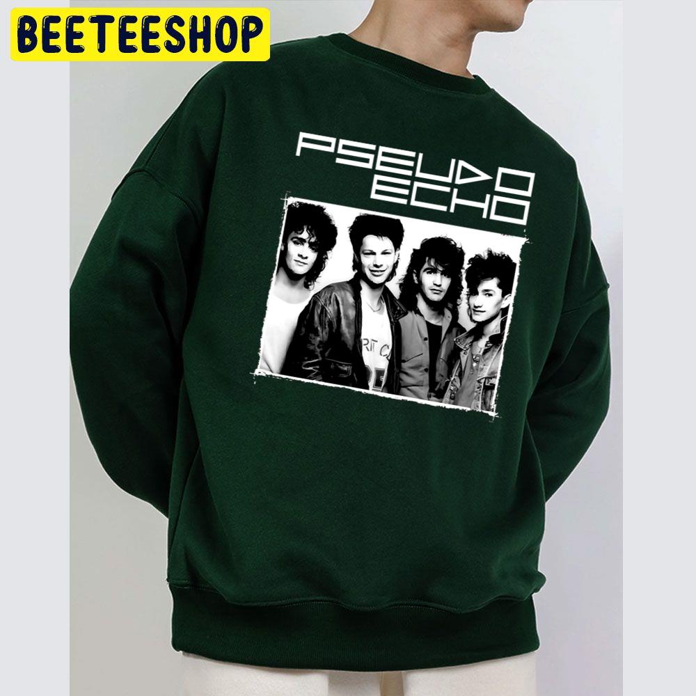 Black White Vintage Art Pseudo Echo Trending Unisex Sweatshirt Black White Vintage Art Pseudo Echo Trending Unisex Sweatshirt