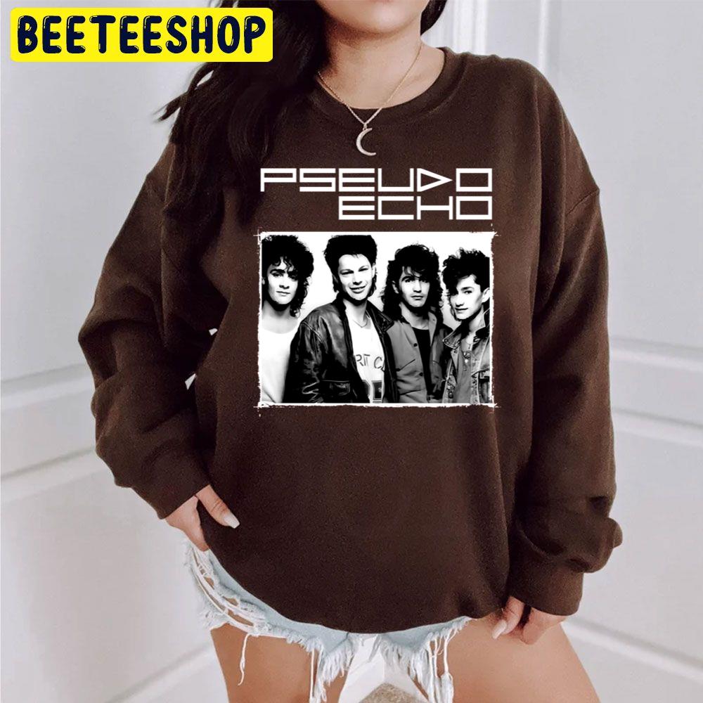 Black White Vintage Art Pseudo Echo Trending Unisex Sweatshirt Black White Vintage Art Pseudo Echo Trending Unisex Sweatshirt
