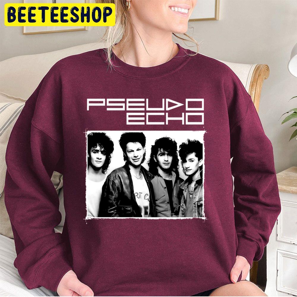 Black White Vintage Art Pseudo Echo Trending Unisex Sweatshirt Black White Vintage Art Pseudo Echo Trending Unisex Sweatshirt
