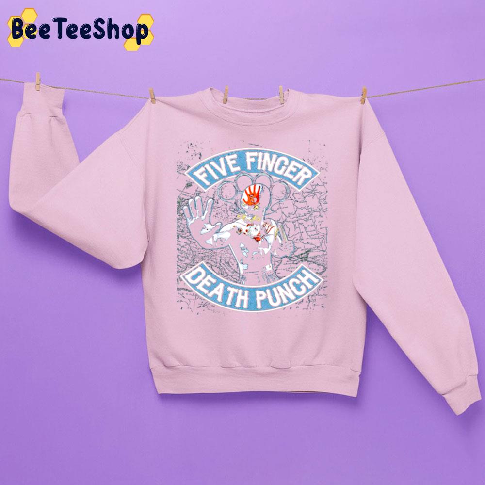 Blue Art Five Finger Death Punch Trending Unisex Sweatshirt Blue Art Five Finger Death Punch Trending Unisex Sweatshirt
