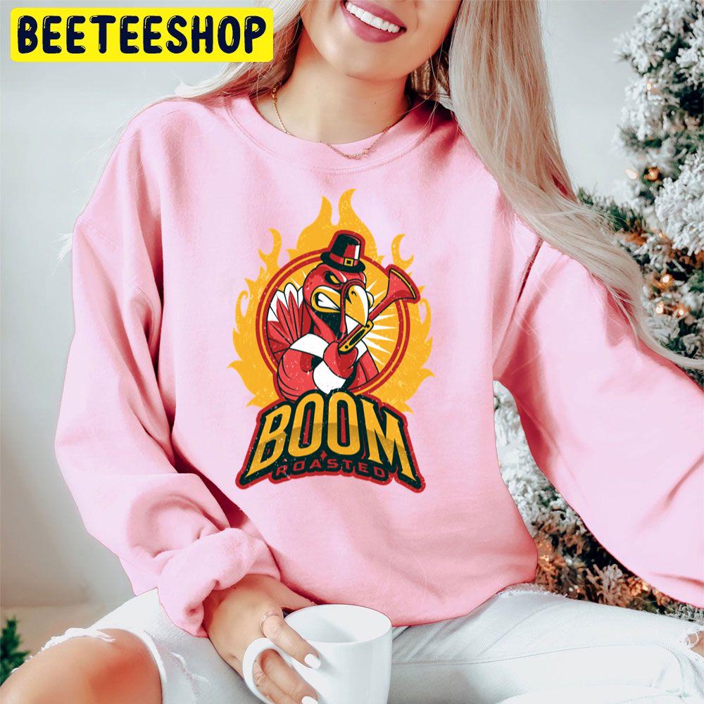 Boom Roasted Turkey Funny Thaksgiving Day Trending Unisex Hoodie Boom Roasted Turkey Funny Thaksgiving Day Trending Unisex Hoodie