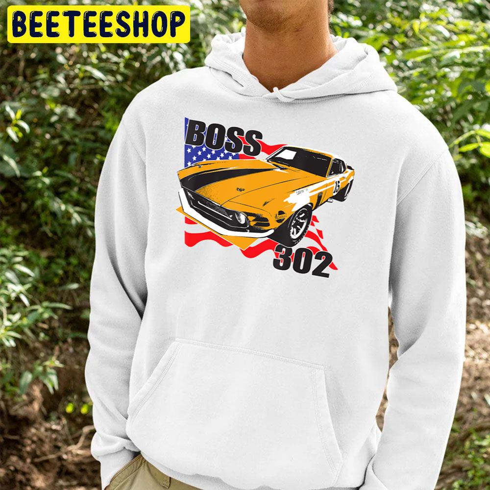 Boss 302 Racing Mustang Trending Unisex Hoodie Boss 302 Racing Mustang Trending Unisex Hoodie