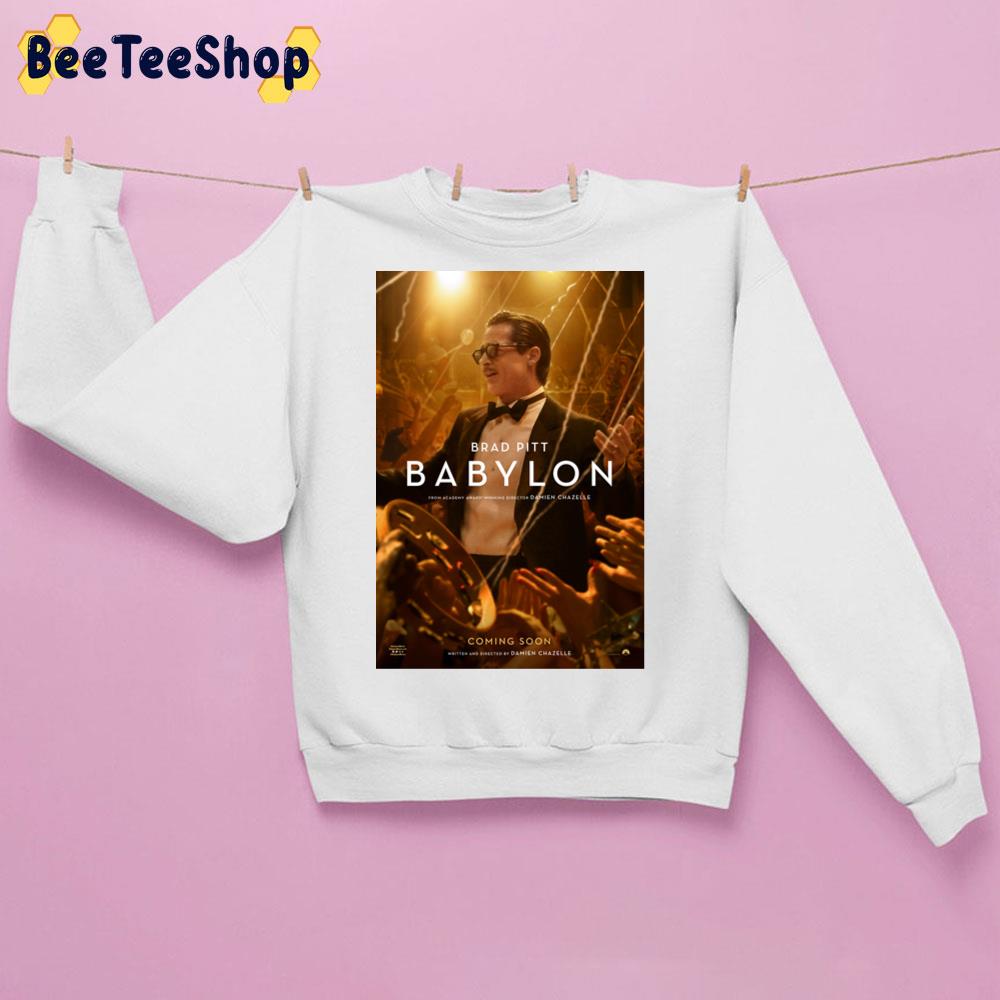 Brad Pitt Babylon 2022 Movie Trending Unisex Sweatshirt Brad Pitt Babylon 2022 Movie Trending Unisex Sweatshirt