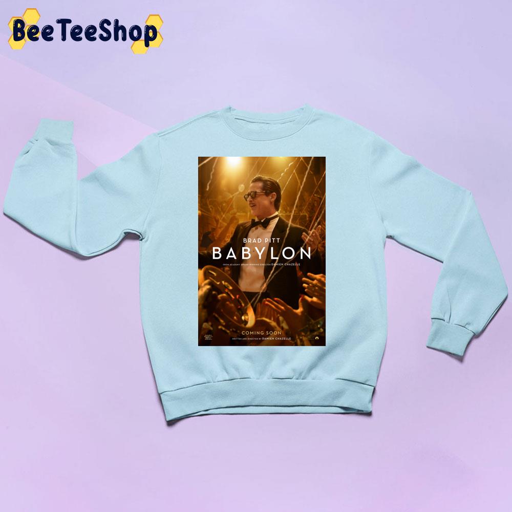 Brad Pitt Babylon 2022 Movie Trending Unisex Sweatshirt Brad Pitt Babylon 2022 Movie Trending Unisex Sweatshirt