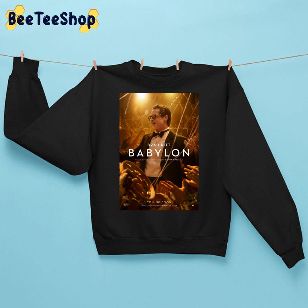 Brad Pitt Babylon 2022 Movie Trending Unisex Sweatshirt Brad Pitt Babylon 2022 Movie Trending Unisex Sweatshirt