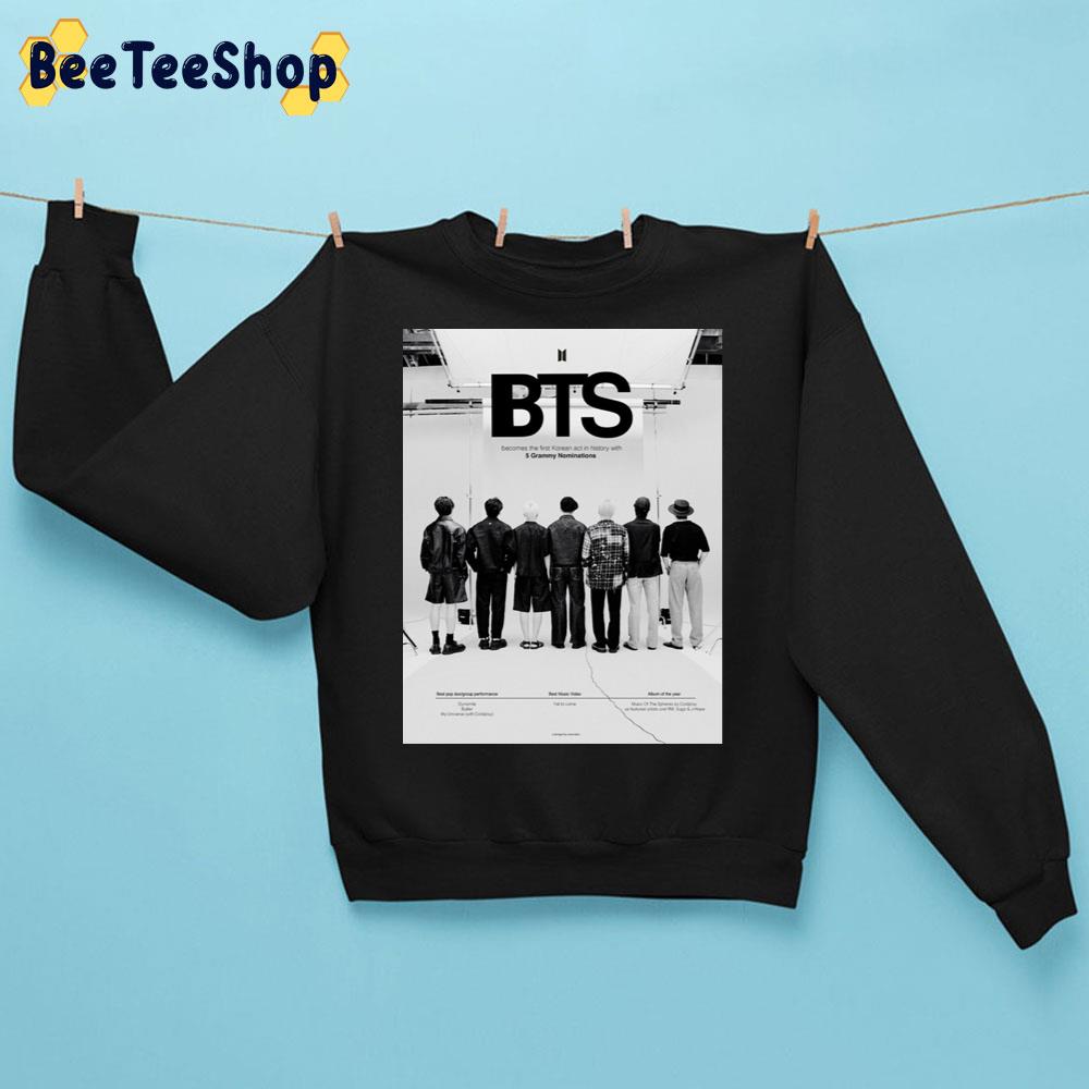 Bts Becomes The Firt Korean Act In History With 5 Grammy Nominations Trending Unisex Sweatshirt Bts Becomes The Firt Korean Act In History With 5 Grammy Nominations Trending Unisex Sweatshirt