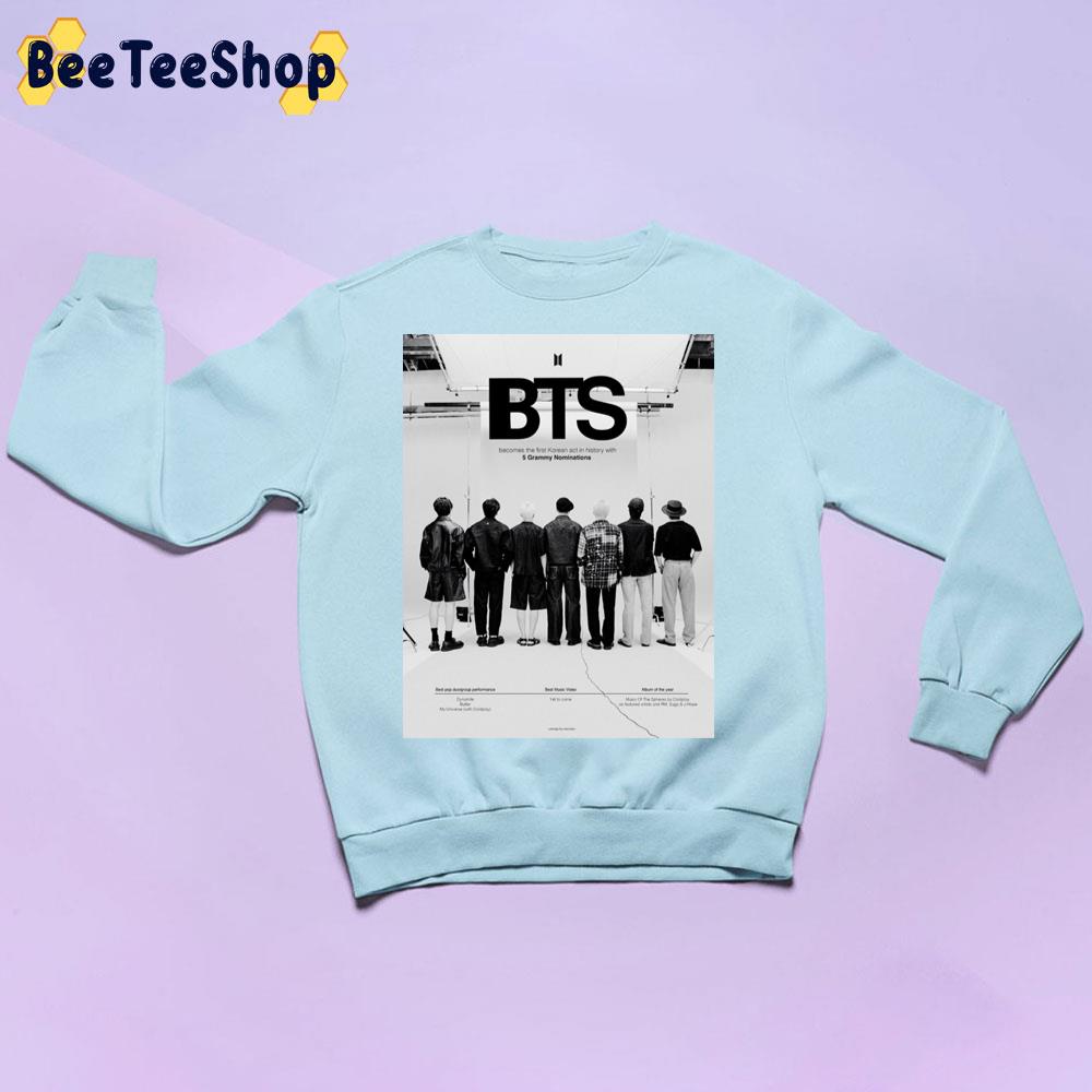 Bts Becomes The Firt Korean Act In History With 5 Grammy Nominations Trending Unisex Sweatshirt Bts Becomes The Firt Korean Act In History With 5 Grammy Nominations Trending Unisex Sweatshirt