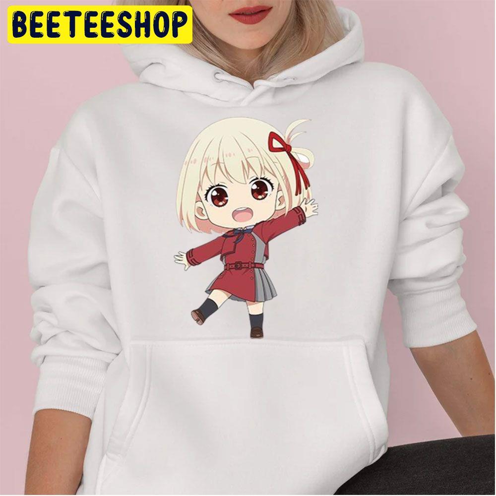 Chisato Nishikigi Lycoris Recoil Chibi Cute Trending Unisex Hoodie Chisato Nishikigi Lycoris Recoil Chibi Cute Trending Unisex Hoodie