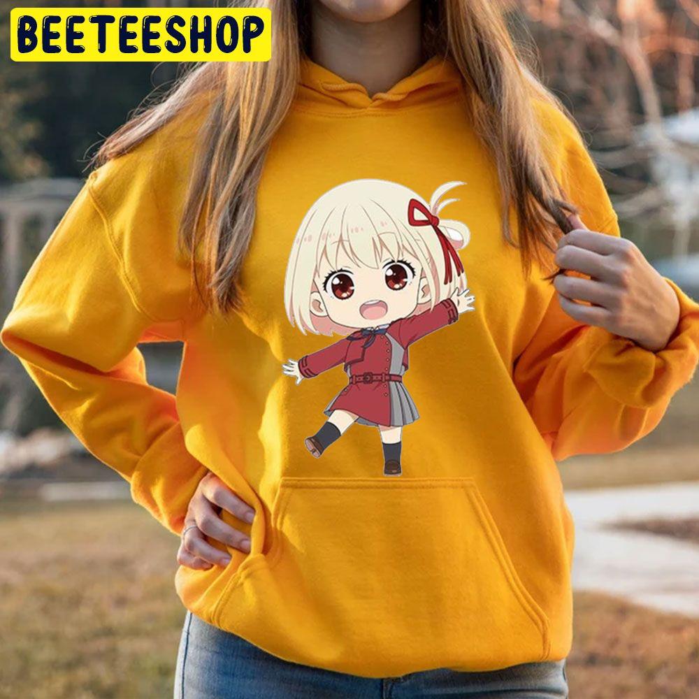 Chisato Nishikigi Lycoris Recoil Chibi Cute Trending Unisex Hoodie Chisato Nishikigi Lycoris Recoil Chibi Cute Trending Unisex Hoodie