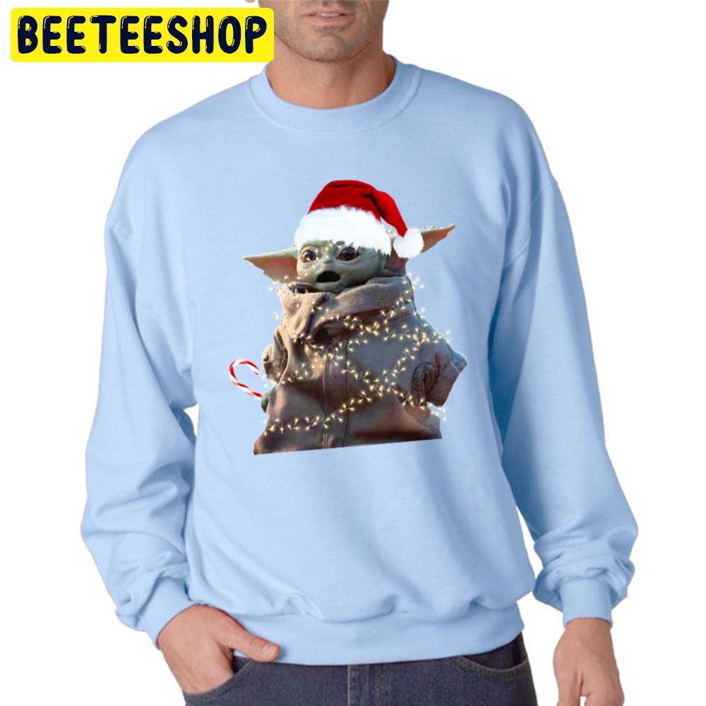 Christmas Light Around Yoda Merry Christmas Trending Unisex Sweatshirt Christmas Light Around Yoda Merry Christmas Trending Unisex Sweatshirt