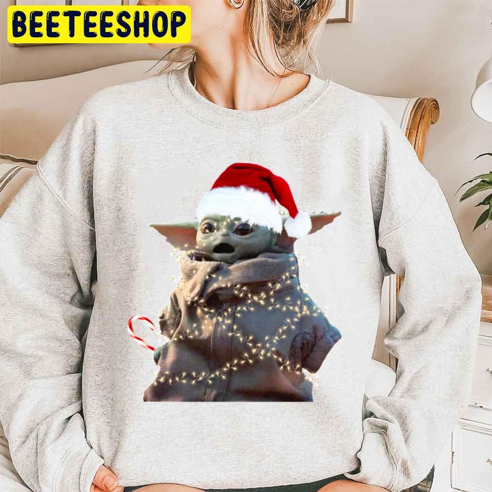 Christmas Light Around Yoda Merry Christmas Trending Unisex Sweatshirt Christmas Light Around Yoda Merry Christmas Trending Unisex Sweatshirt