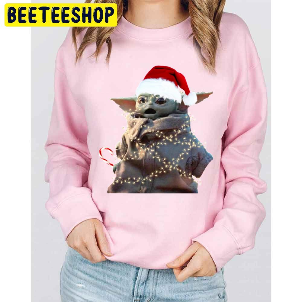 Christmas Light Around Yoda Merry Christmas Trending Unisex Sweatshirt Christmas Light Around Yoda Merry Christmas Trending Unisex Sweatshirt