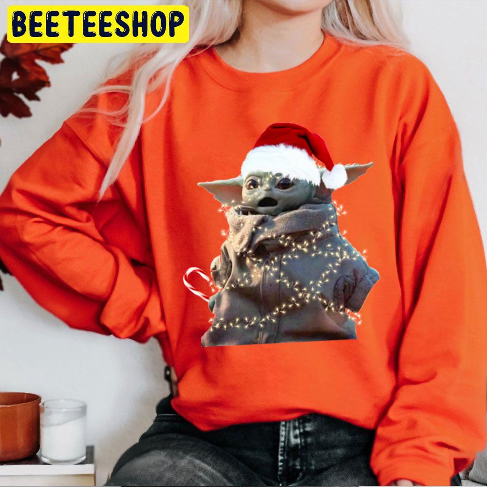 Christmas Light Around Yoda Merry Christmas Trending Unisex Sweatshirt Christmas Light Around Yoda Merry Christmas Trending Unisex Sweatshirt