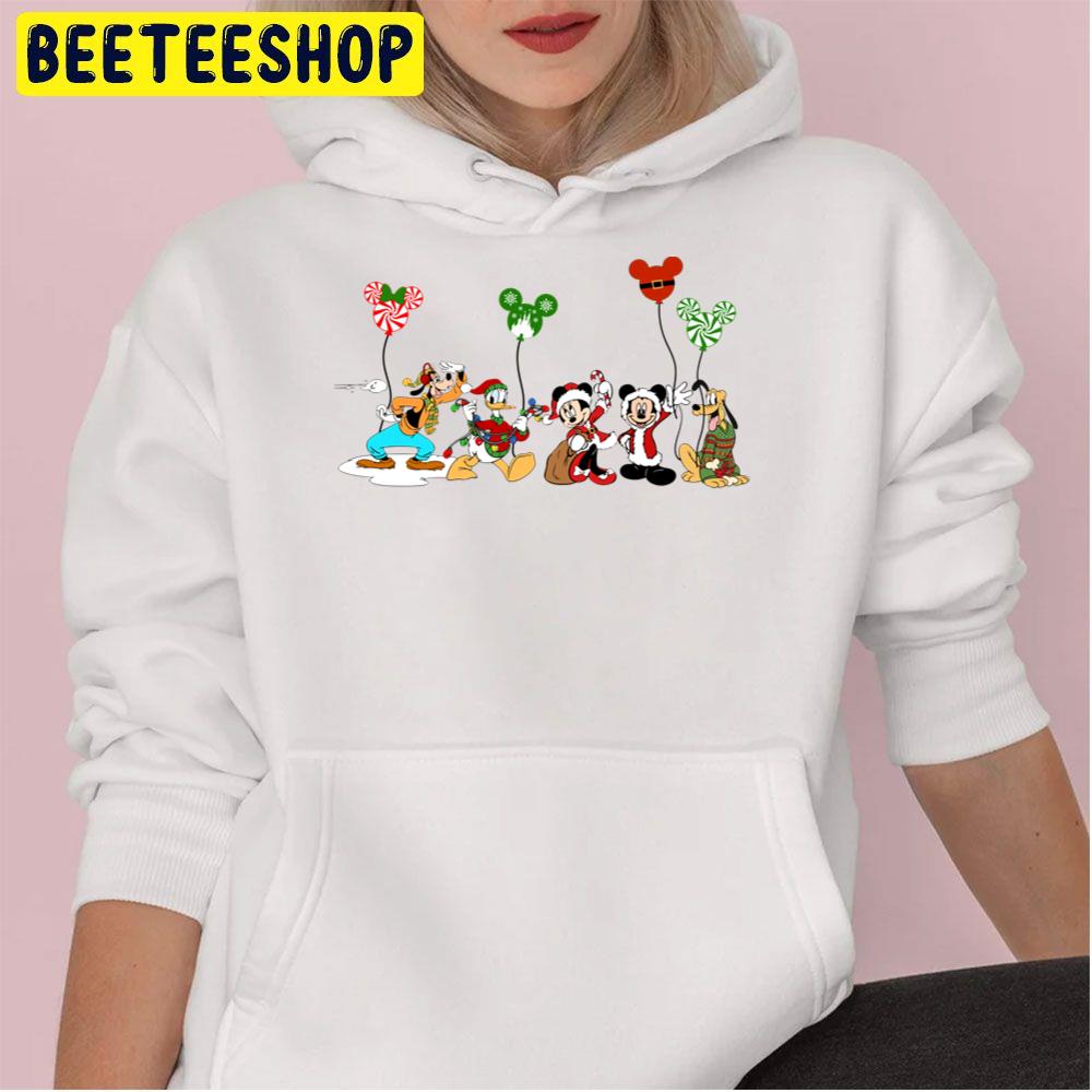 Christmas Mickey And Friends Santa Claus Costume Trending Unisex Hoodie Christmas Mickey And Friends Santa Claus Costume Trending Unisex Hoodie