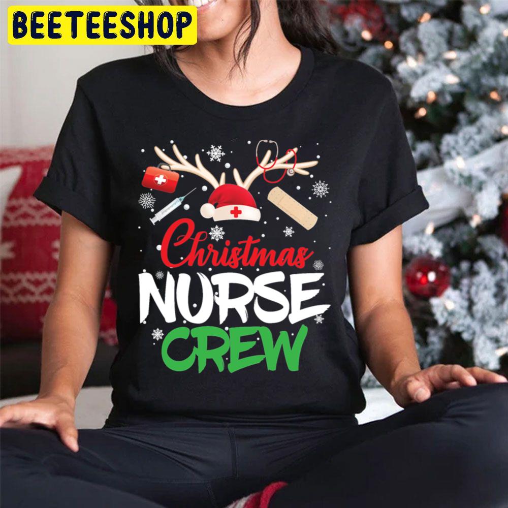 Christmas Nurse Crew Funny Xmas Trending Unisex Hoodie Christmas Nurse Crew Funny Xmas Trending Unisex Hoodie