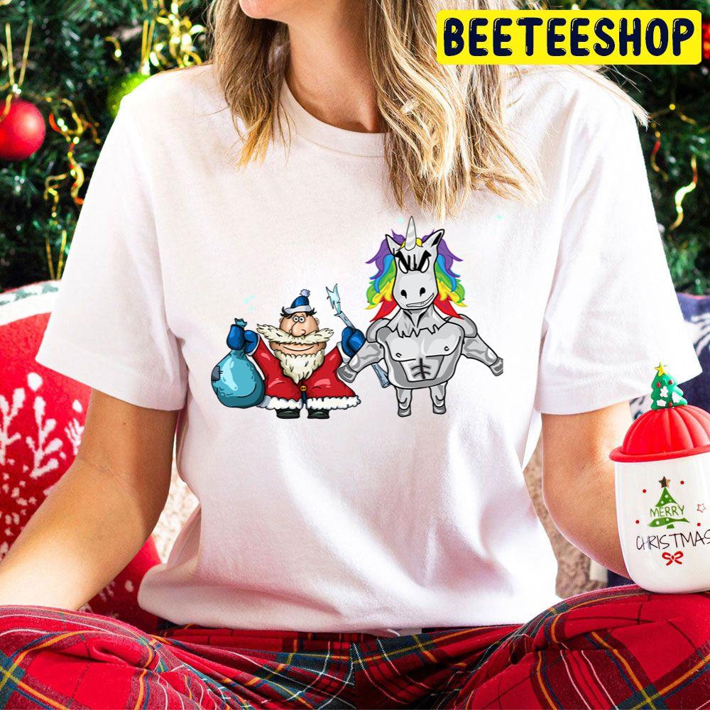 Christmas Unicorn And Santar Clau Trending Unisex Hoodie Christmas Unicorn And Santar Clau Trending Unisex Hoodie