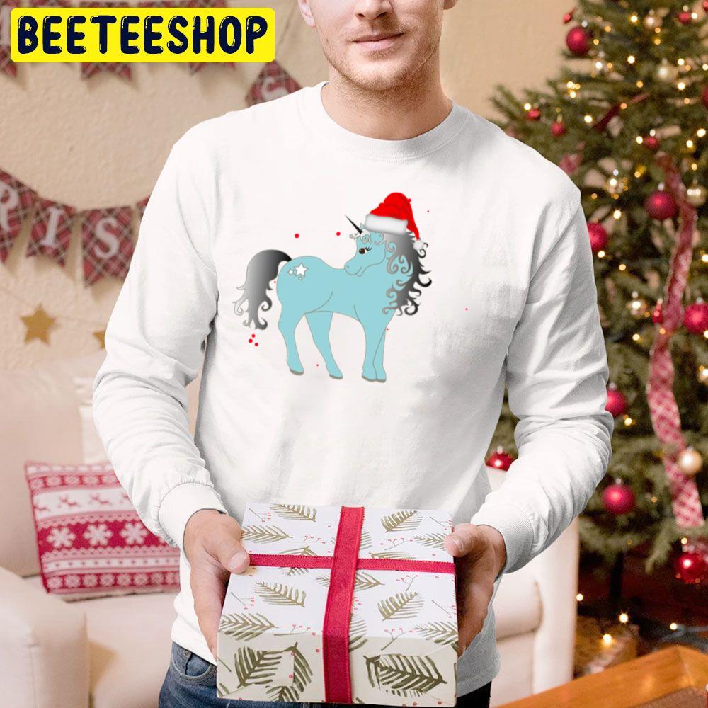 Christmas Unicorn Wear Santa Hat Trending Unisex Hoodie Christmas Unicorn Wear Santa Hat Trending Unisex Hoodie