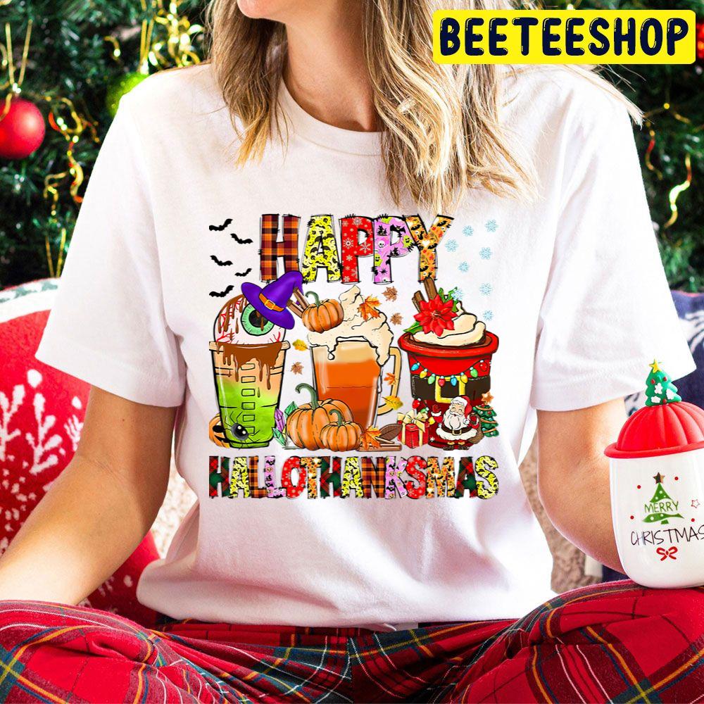 Coffee Halloween Thanksgiving Christmas Happy Hallothanksmas Trending Unisex Hoodie Coffee Halloween Thanksgiving Christmas Happy Hallothanksmas Trending Unisex Hoodie