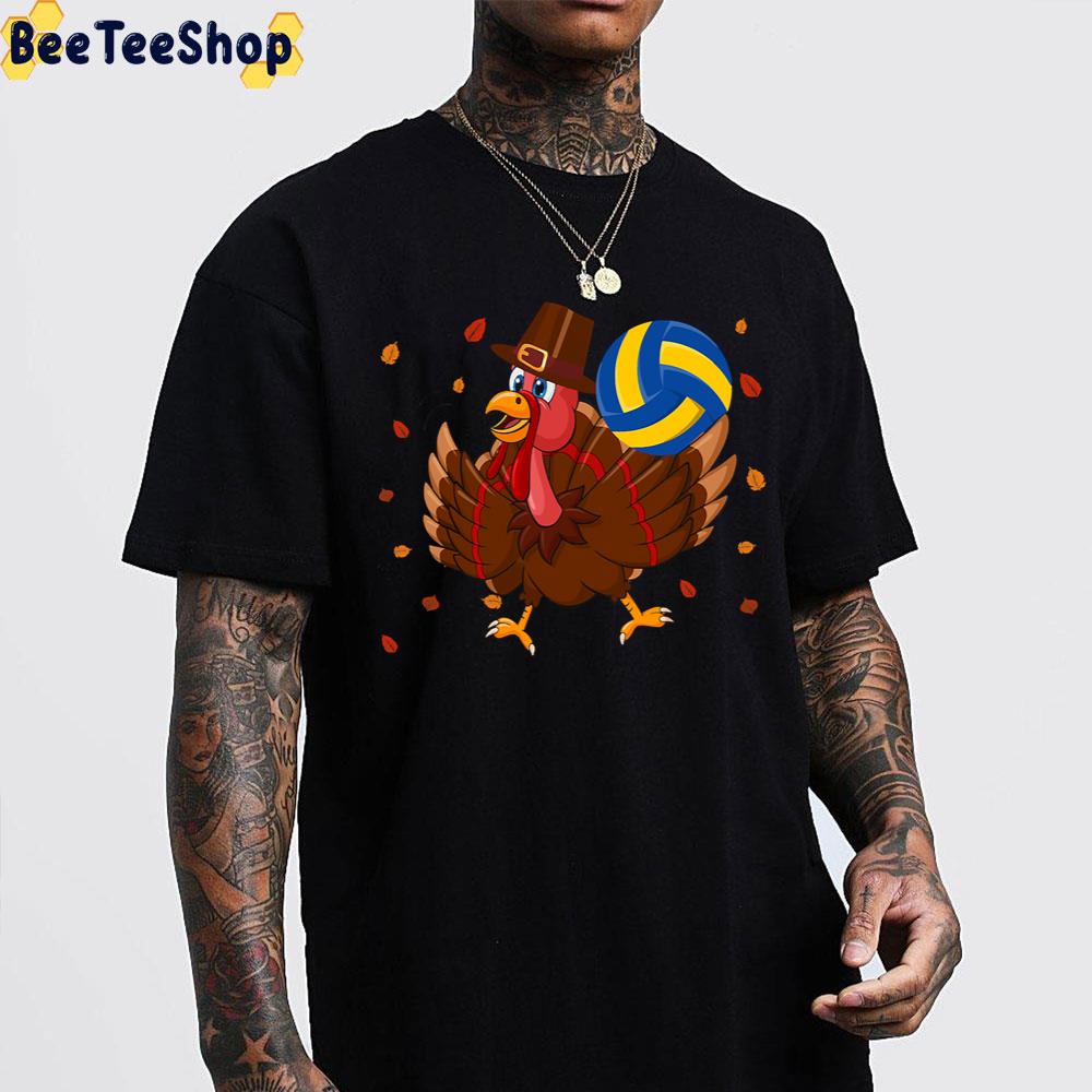 Cool Turkey Playing Volleyball Thanksgiving Day Trending Unisex Sweatshirt Cool Turkey Playing Volleyball Thanksgiving Day Trending Unisex Sweatshirt