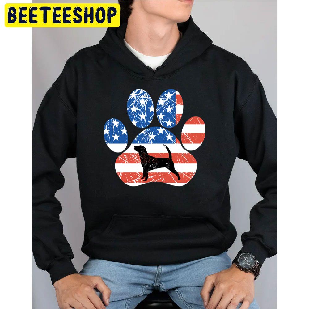 Corgi Dog American Flag Dog Paw Trending Unisex Hoodie Corgi Dog American Flag Dog Paw Trending Unisex Hoodie