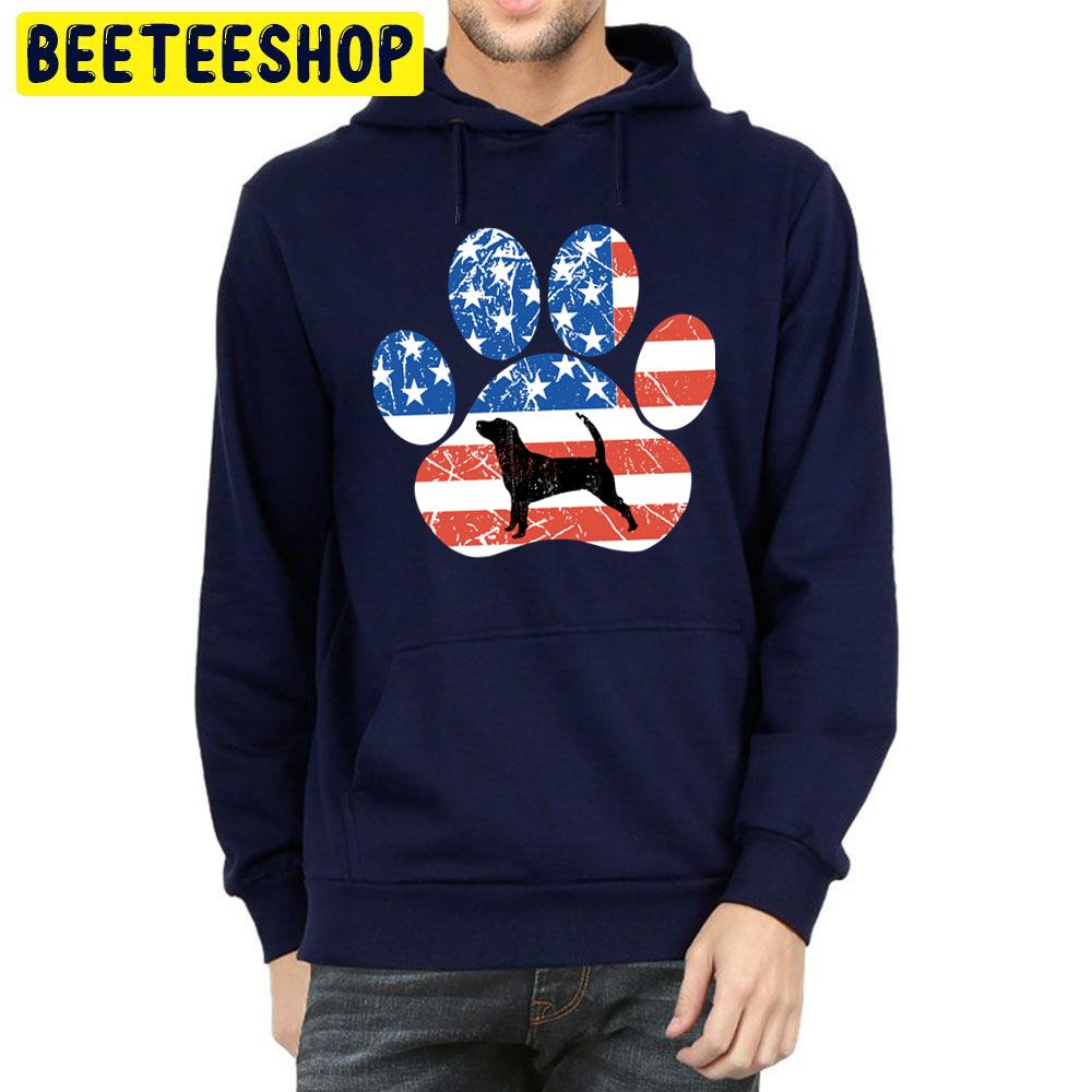Corgi Dog American Flag Dog Paw Trending Unisex Hoodie Corgi Dog American Flag Dog Paw Trending Unisex Hoodie