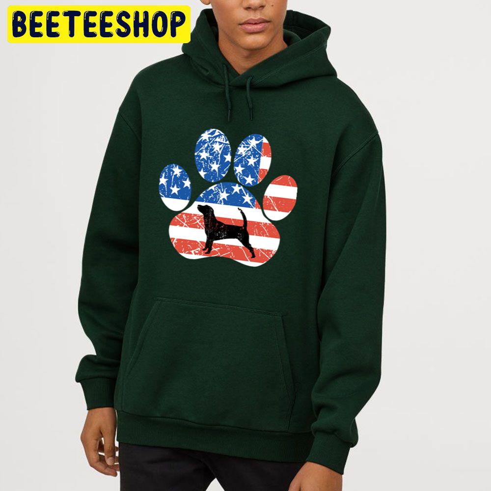 Corgi Dog American Flag Dog Paw Trending Unisex Hoodie Corgi Dog American Flag Dog Paw Trending Unisex Hoodie