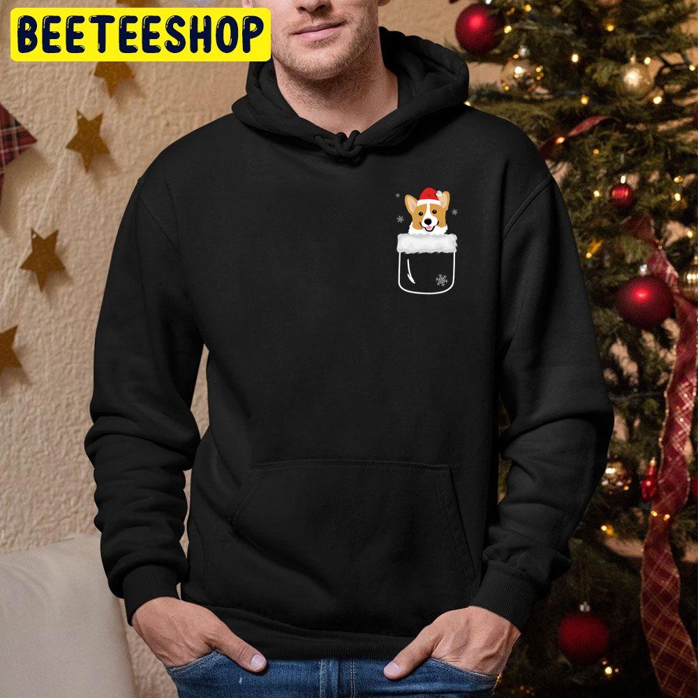 Corgi In Your Front Pocket Funny Christmas Trending Unisex Hoodie Corgi In Your Front Pocket Funny Christmas Trending Unisex Hoodie