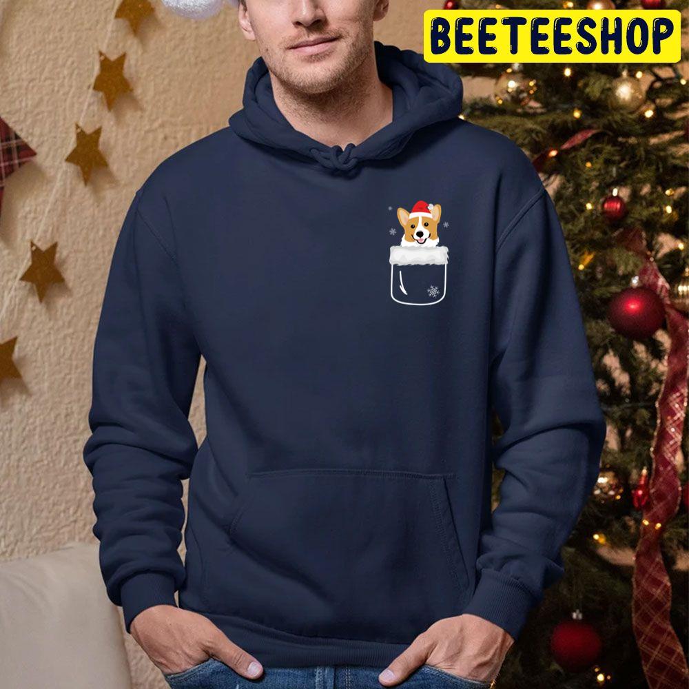 Corgi In Your Front Pocket Funny Christmas Trending Unisex Hoodie Corgi In Your Front Pocket Funny Christmas Trending Unisex Hoodie