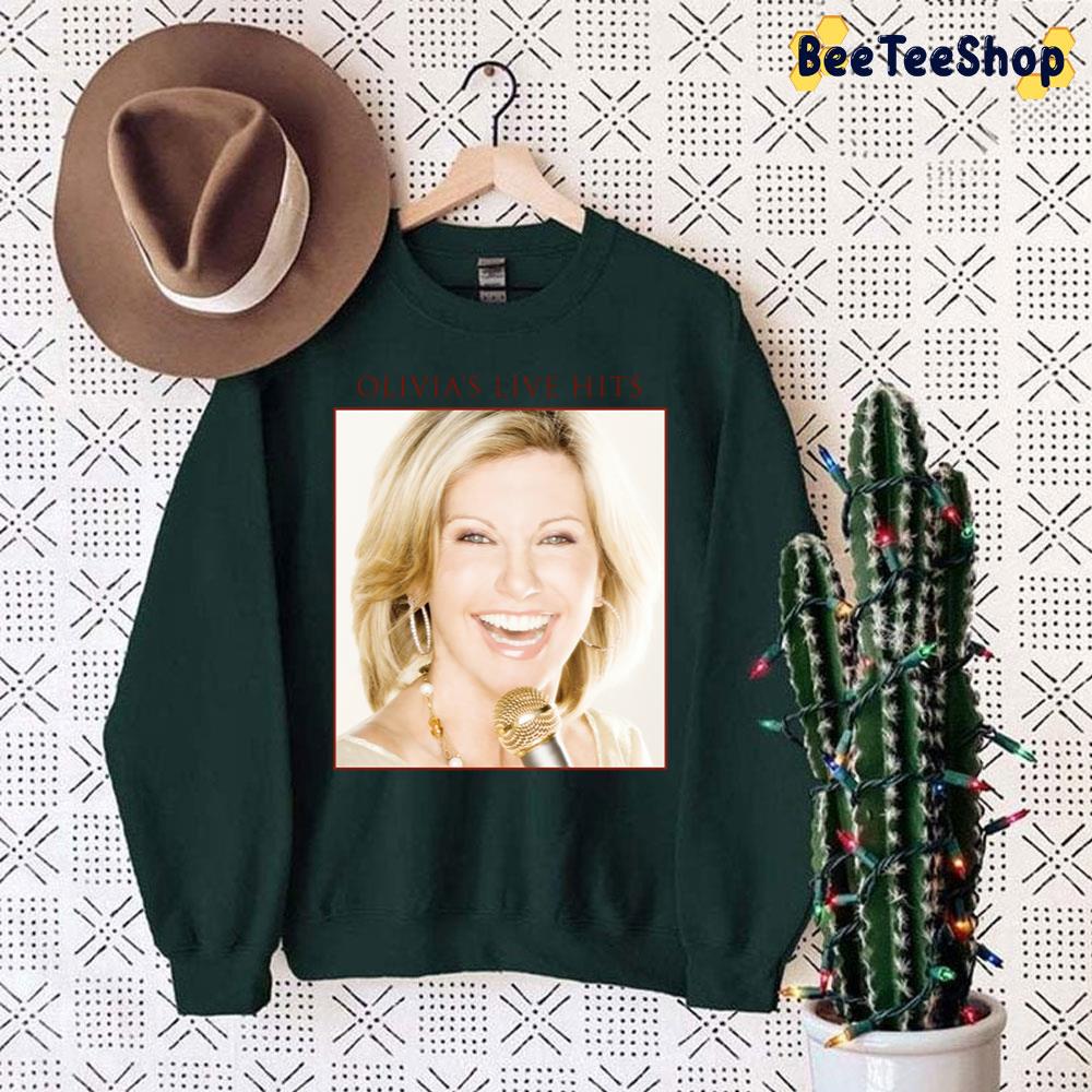 Cover Art Olivia's Live Hits Happy Face Vintage Trending Unisex Sweatshirt Cover Art Olivia's Live Hits Happy Face Vintage Trending Unisex Sweatshirt