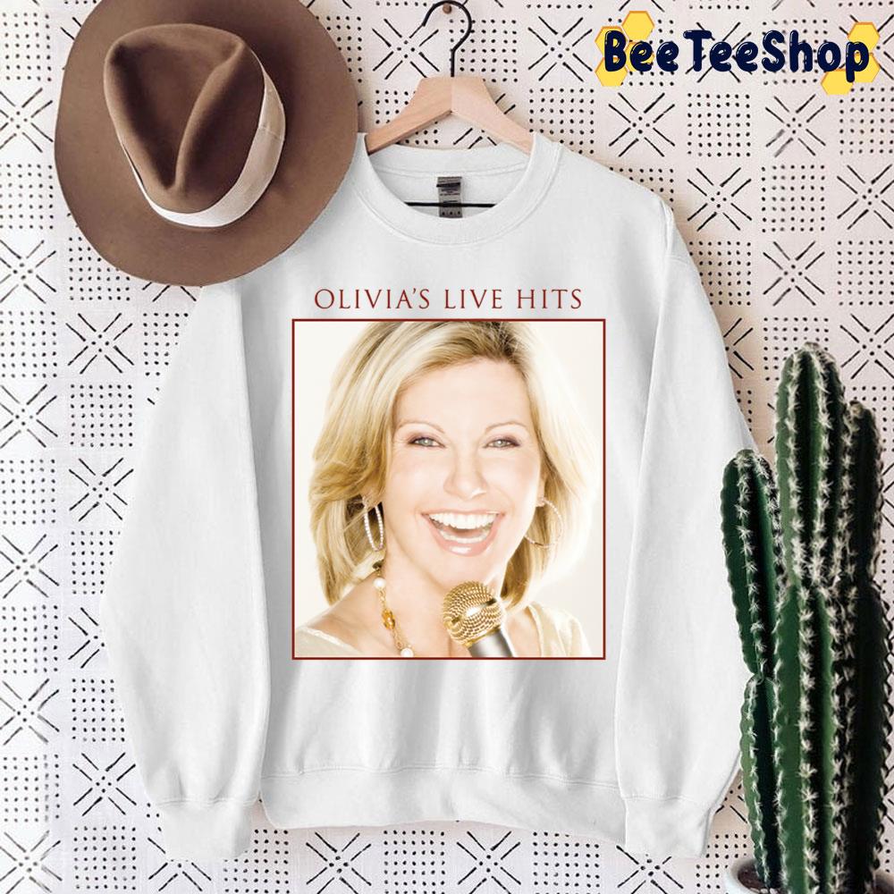 Cover Art Olivia's Live Hits Happy Face Vintage Trending Unisex Sweatshirt Cover Art Olivia's Live Hits Happy Face Vintage Trending Unisex Sweatshirt