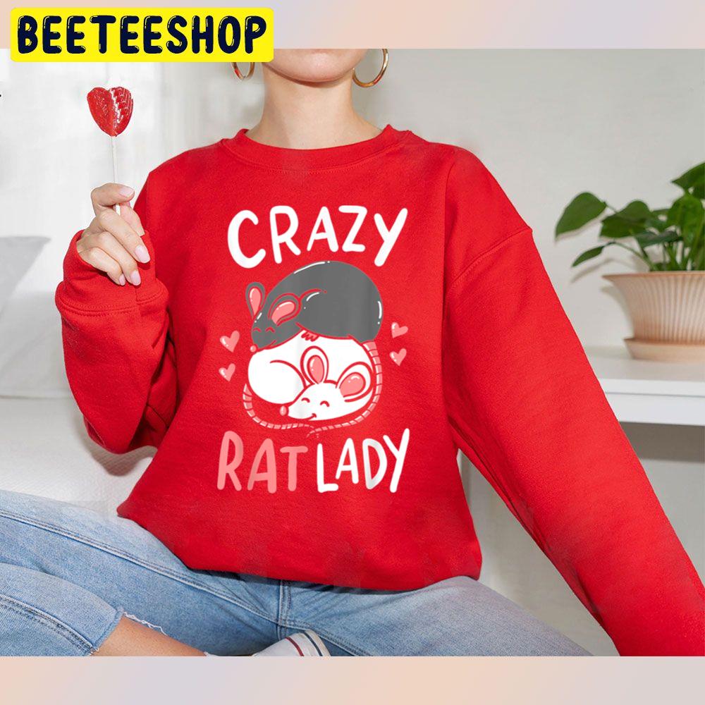 Crazy Rat Lady Trending Unisex Sweatshirt Crazy Rat Lady Trending Unisex Sweatshirt