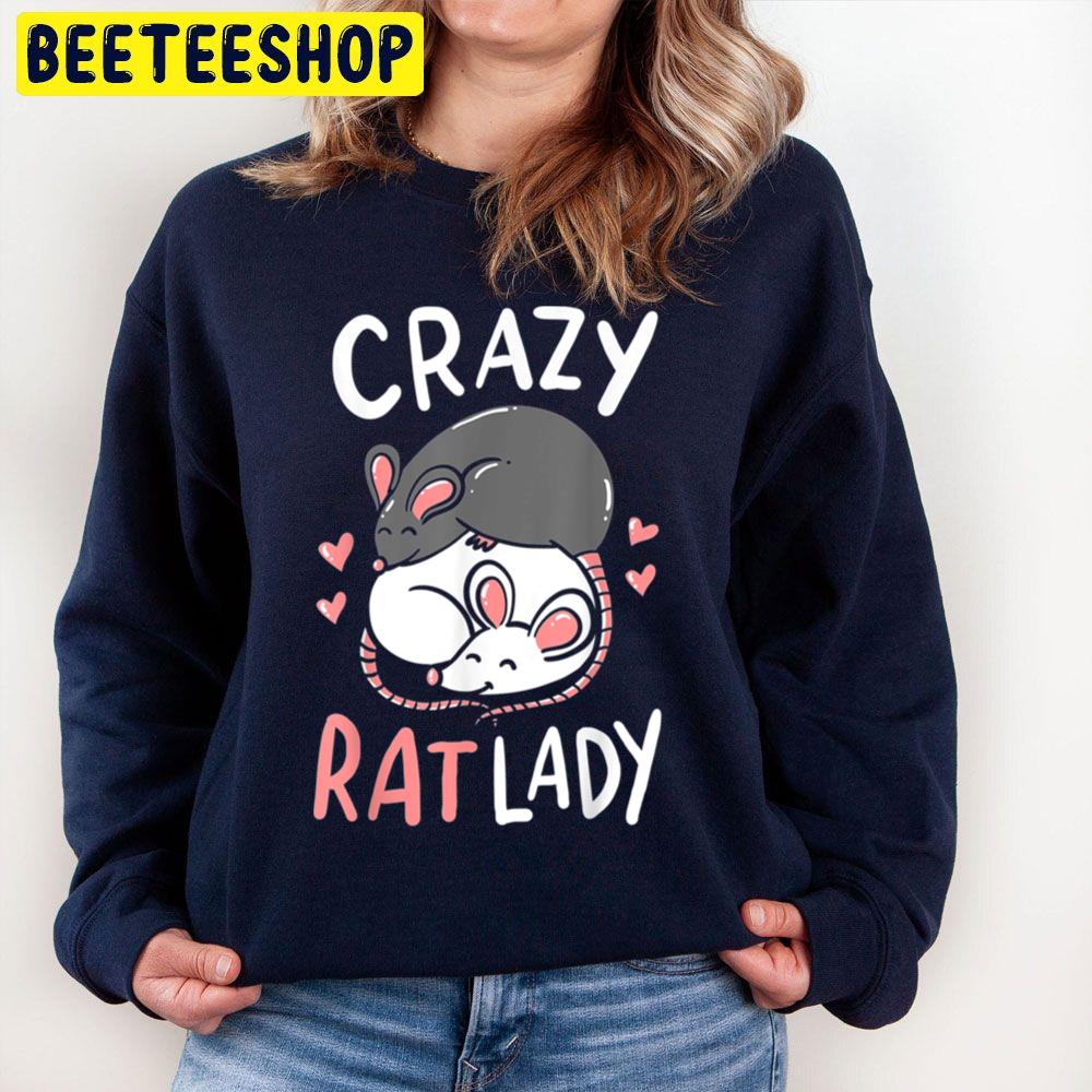 Crazy Rat Lady Trending Unisex Sweatshirt Crazy Rat Lady Trending Unisex Sweatshirt