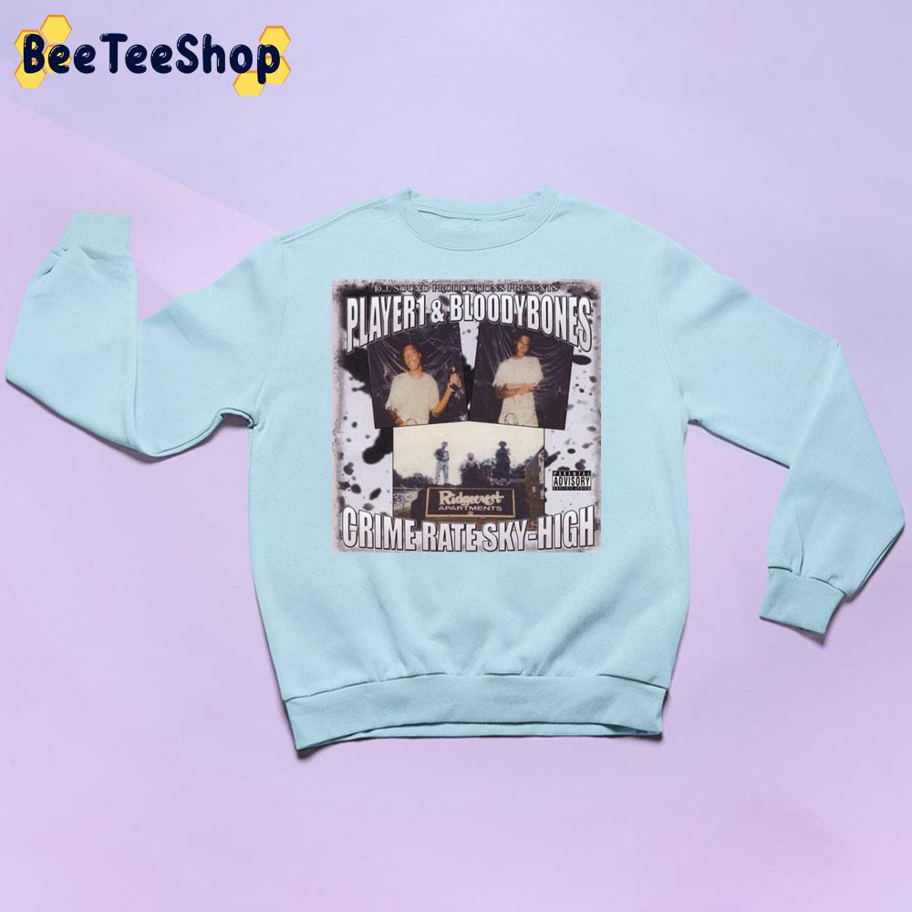 Crime Rate Sky-High Trending Unisex Sweatshirt Crime Rate Sky-High Trending Unisex Sweatshirt