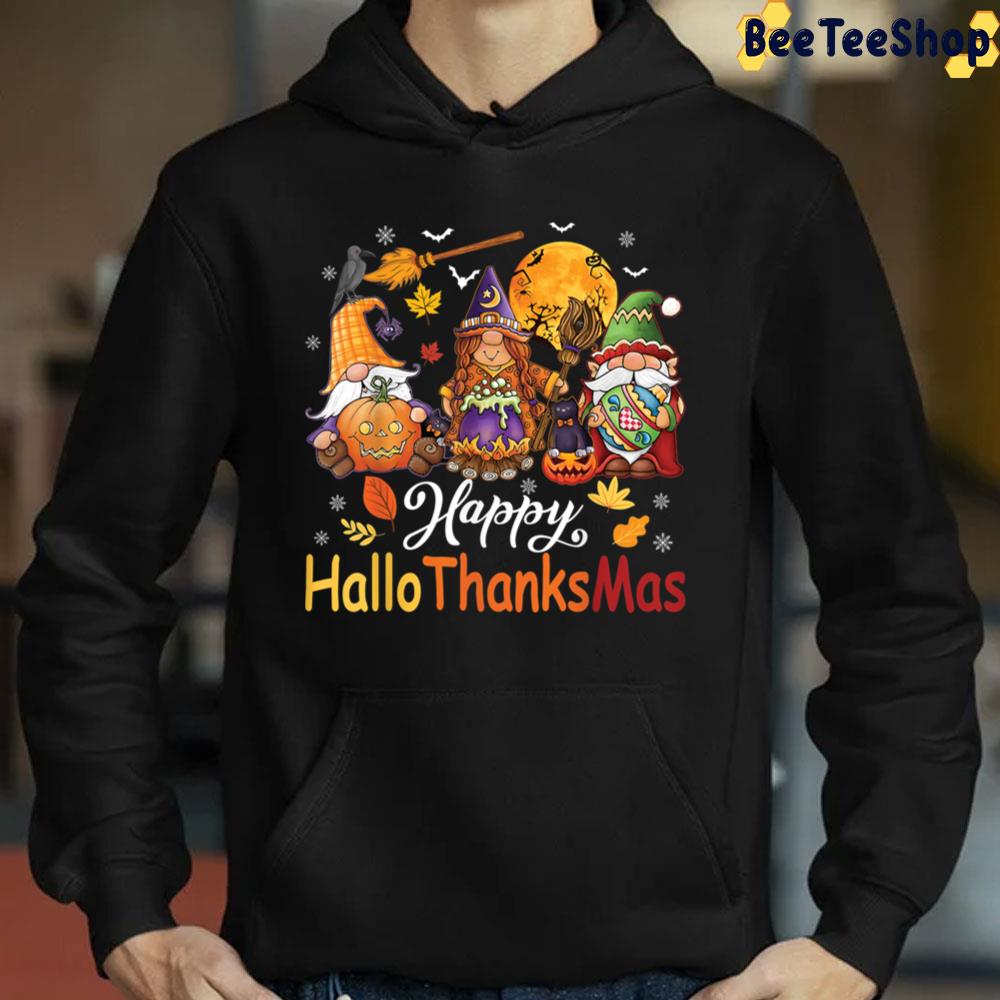 Cute Art Gnomes Happy Hallothanksmas Trending Unisex Sweatshirt Cute Art Gnomes Happy Hallothanksmas Trending Unisex Sweatshirt