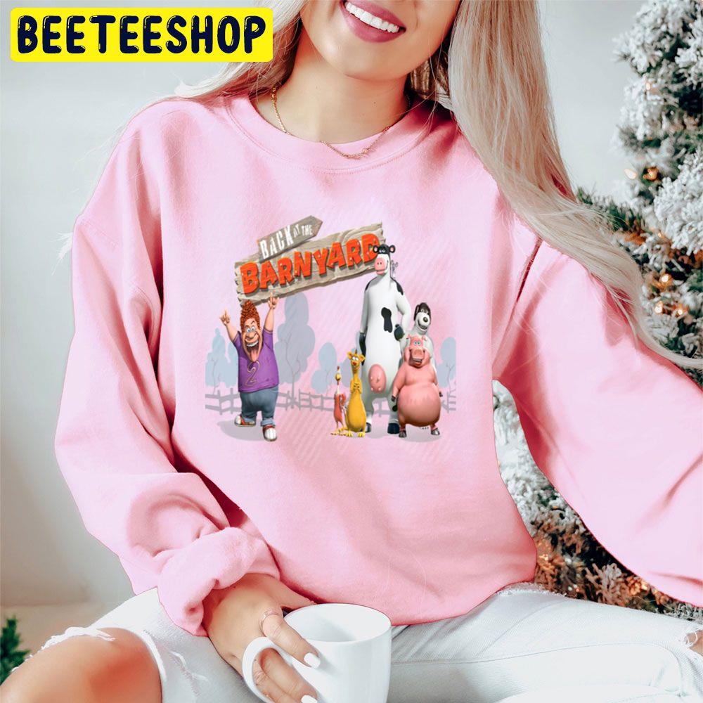 Cute Back At The Barnyard Characters Trending Unisex Hoodie Cute Back At The Barnyard Characters Trending Unisex Hoodie