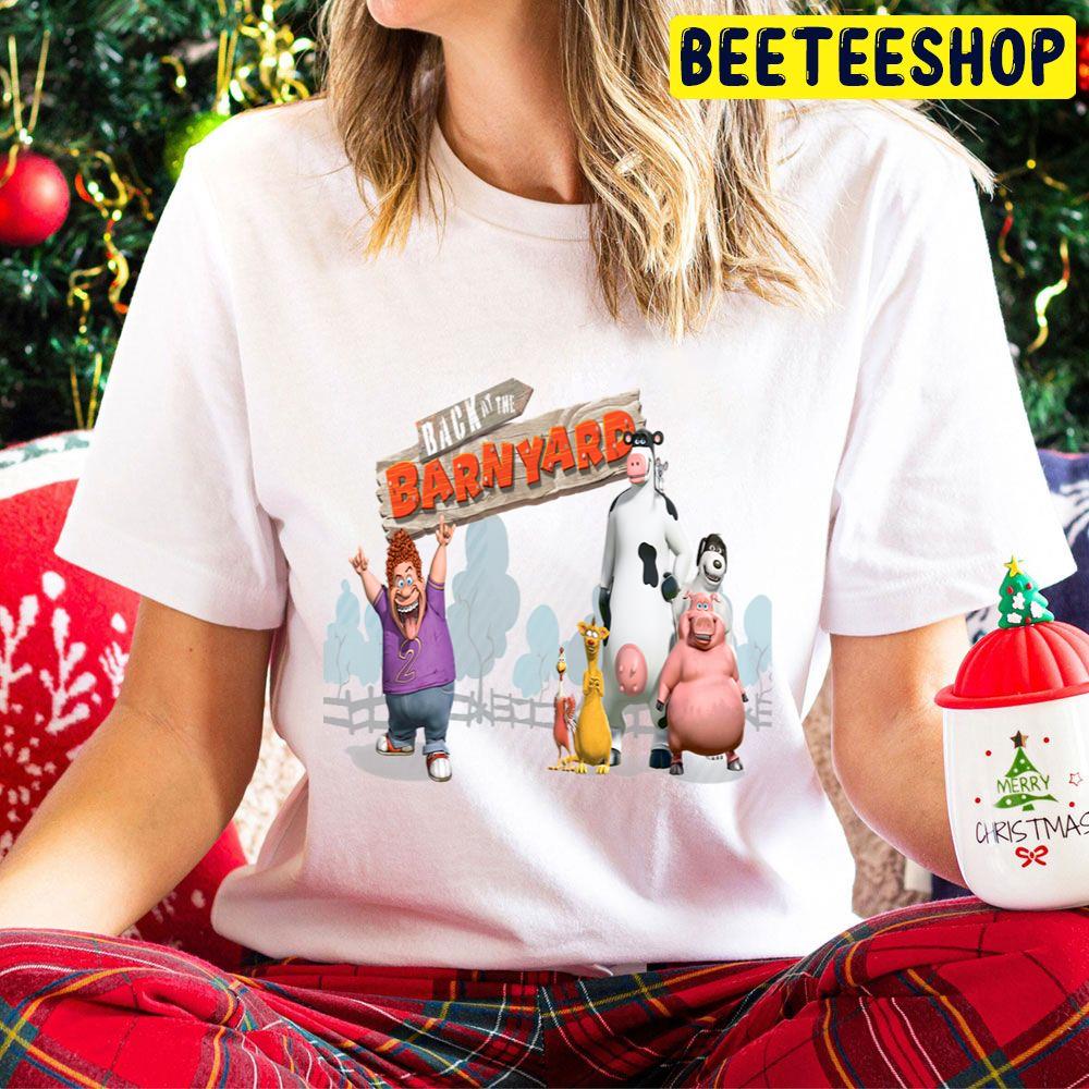 Cute Back At The Barnyard Characters Trending Unisex Hoodie Cute Back At The Barnyard Characters Trending Unisex Hoodie