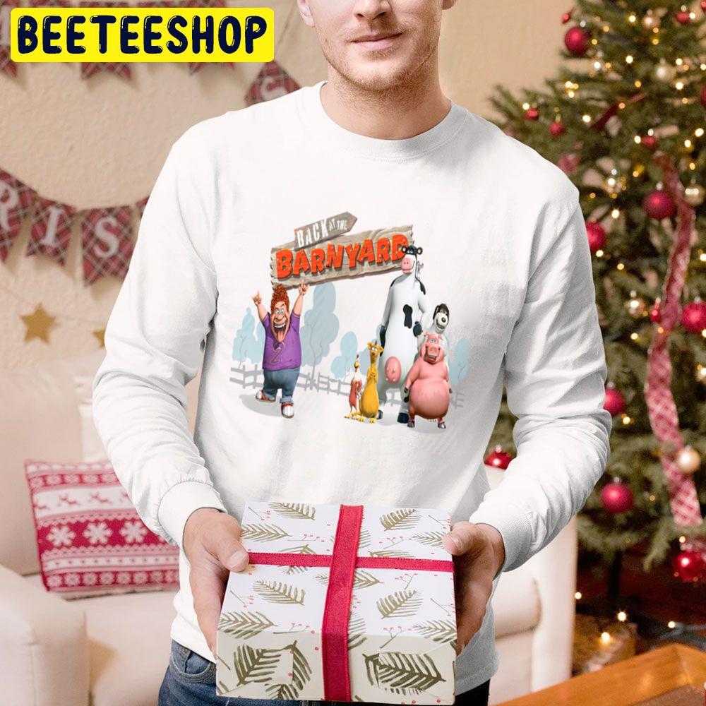 Cute Back At The Barnyard Characters Trending Unisex Hoodie Cute Back At The Barnyard Characters Trending Unisex Hoodie