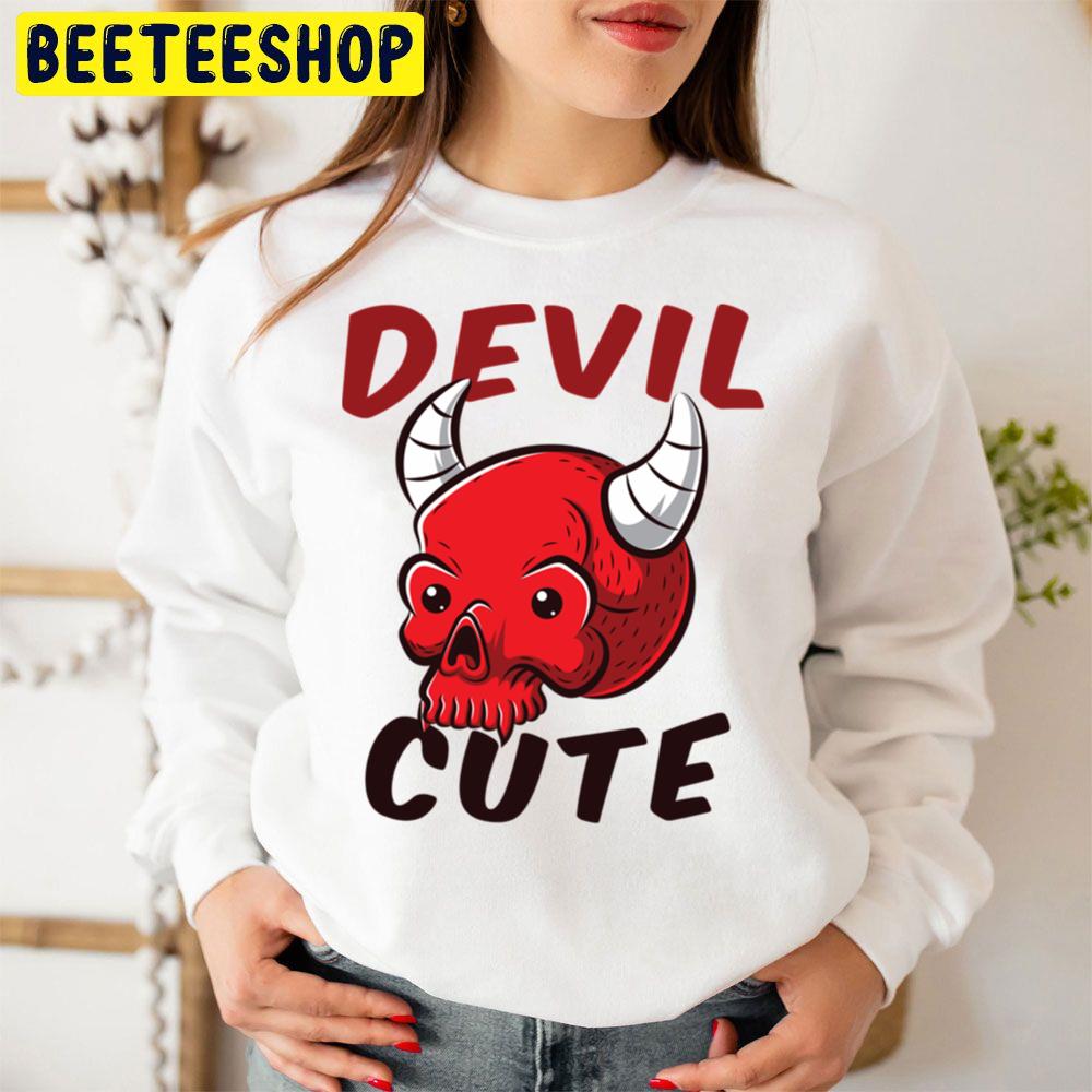 Cute Little Devil Cartoon Trending Unisex Sweatshirt Cute Little Devil Cartoon Trending Unisex Sweatshirt