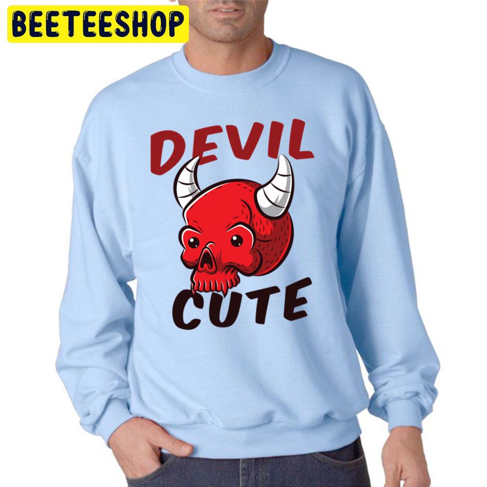 Cute Little Devil Cartoon Trending Unisex Sweatshirt Cute Little Devil Cartoon Trending Unisex Sweatshirt