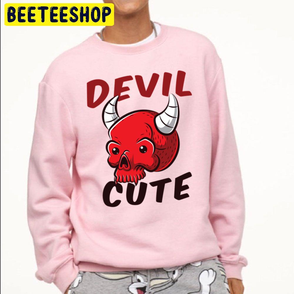 Cute Little Devil Cartoon Trending Unisex Sweatshirt Cute Little Devil Cartoon Trending Unisex Sweatshirt