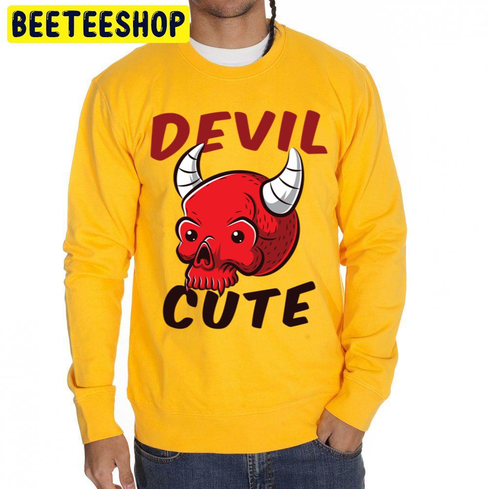 Cute Little Devil Cartoon Trending Unisex Sweatshirt Cute Little Devil Cartoon Trending Unisex Sweatshirt