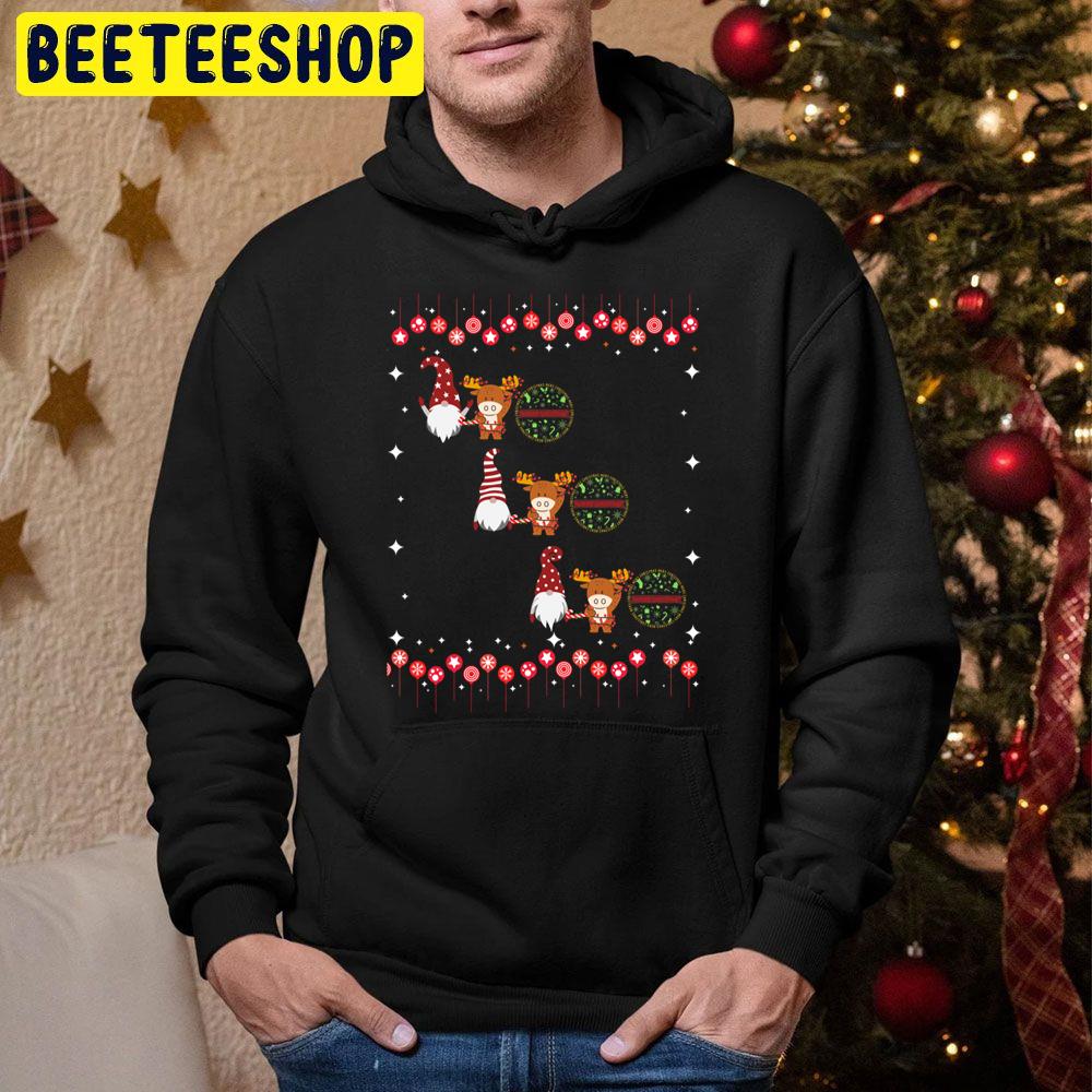 Cute Moose Ho Ho Ho Merry Chiristmas Trending Unisex Hoodie Cute Moose Ho Ho Ho Merry Chiristmas Trending Unisex Hoodie