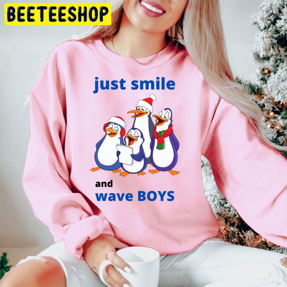 Cute Penguin Just Smile And Wave Boys Trending Unisex Hoodie Cute Penguin Just Smile And Wave Boys Trending Unisex Hoodie