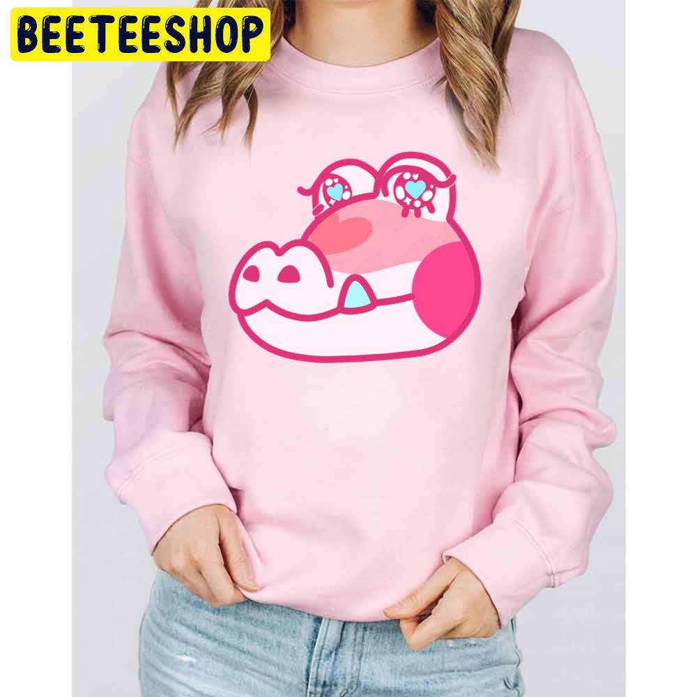 Cute Pink Crocodile Gayle Trending Unisex Sweatshirt Cute Pink Crocodile Gayle Trending Unisex Sweatshirt
