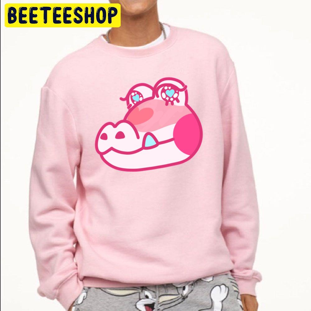 Cute Pink Crocodile Gayle Trending Unisex Sweatshirt Cute Pink Crocodile Gayle Trending Unisex Sweatshirt