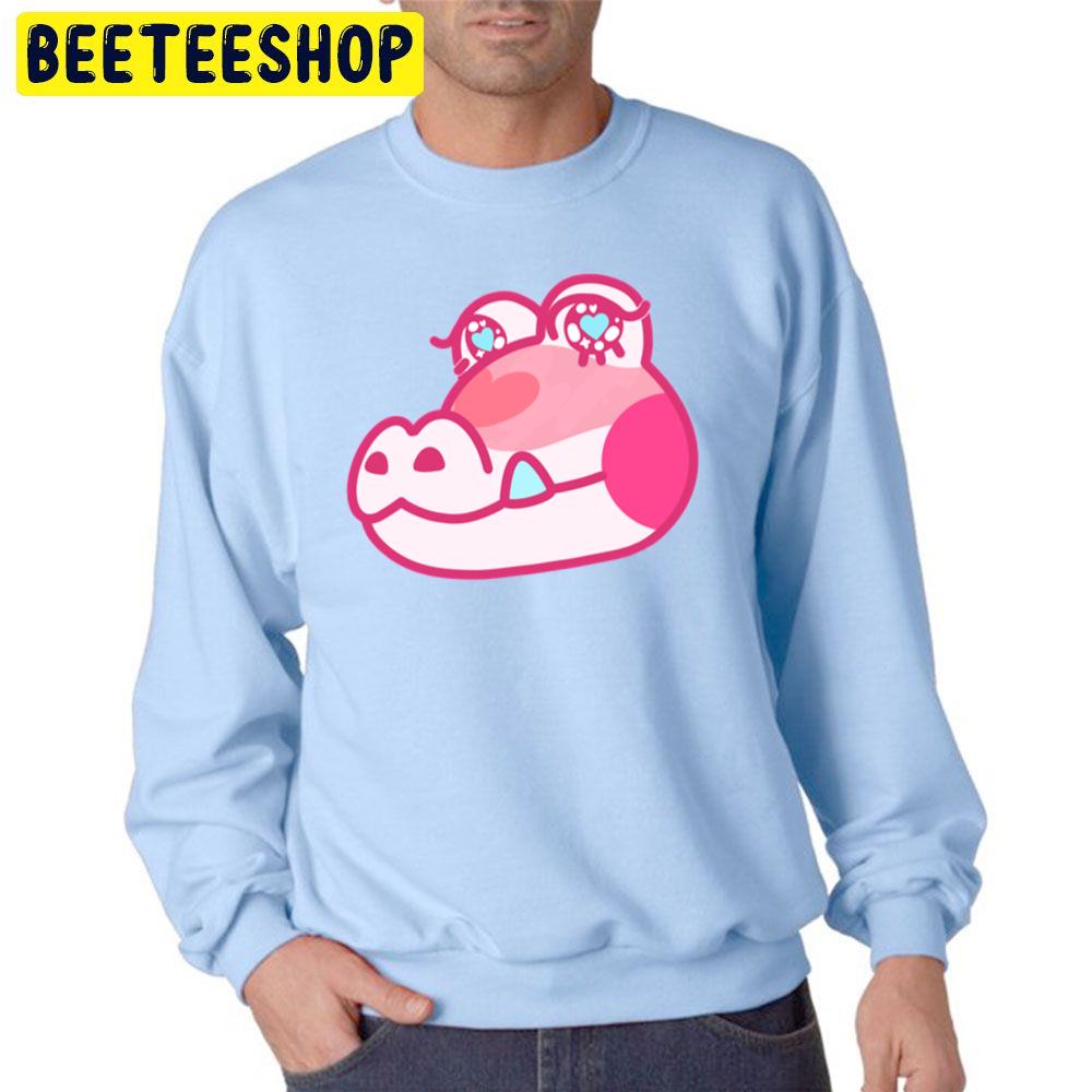 Cute Pink Crocodile Gayle Trending Unisex Sweatshirt Cute Pink Crocodile Gayle Trending Unisex Sweatshirt