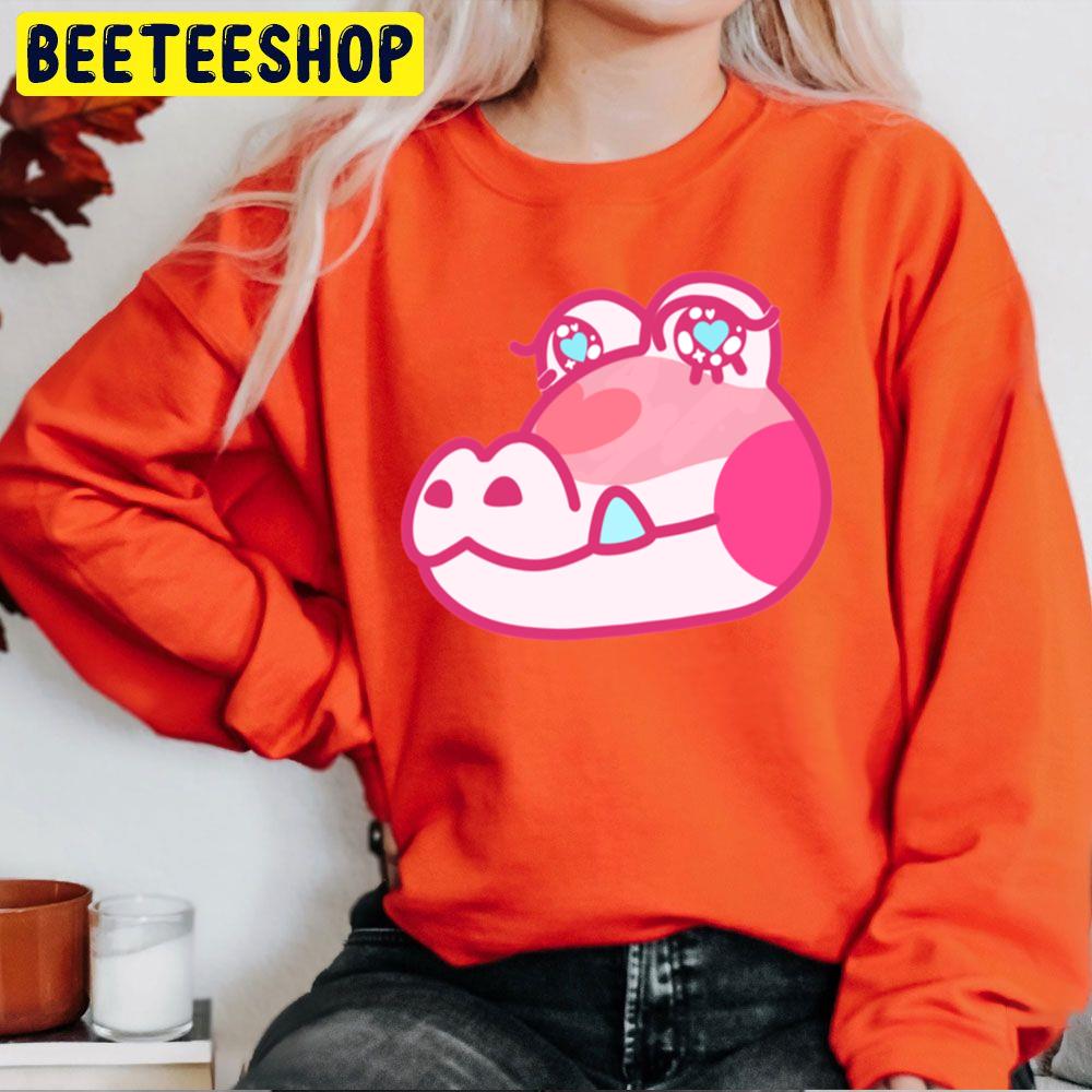 Cute Pink Crocodile Gayle Trending Unisex Sweatshirt Cute Pink Crocodile Gayle Trending Unisex Sweatshirt
