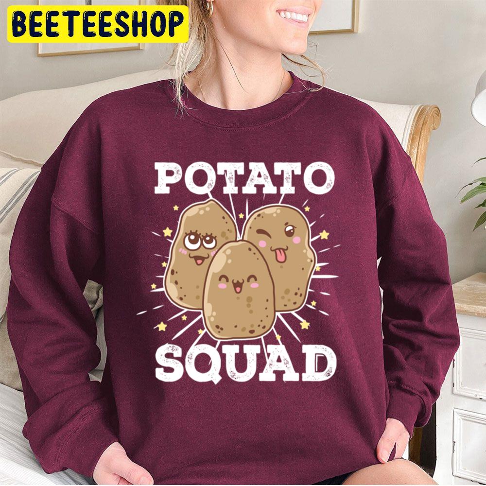 Cute Potato Squad Kawaii Sweet Vegan Food Vegetables Trending Unisex Sweatshirt Cute Potato Squad Kawaii Sweet Vegan Food Vegetables Trending Unisex Sweatshirt
